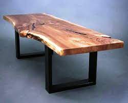 Fine oak things discusses the different types of extensions for our solid wood dining tables. Industrial Vintage Iron Metal Solid Wood Acacia Live Edge Dining Table Buy Metal Leg Dining Wood Table Chunky Wood Dining Table Live Edge Slab Dining Table Product On Alibaba Com