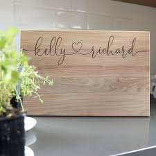 This list has the best ideas for the 68 best wedding gift ideas this year. Custom Engraved Wooden Cutting Board Mini Wim