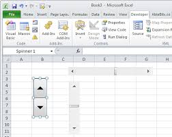 how to use spin buttons in excel interactive charts