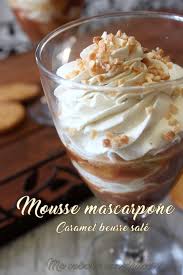 Mousse Mascarpone Caramel Beurre Sale Aux Pommes Recette Recette Mascarpone Mousse Mascarpone Mascarpone