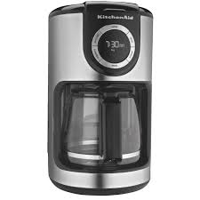 Kitchenaid 4 cup coffee maker. Kitchenaid 12 Cup Programmable Silver Coffee Maker Hills Flat Lumber