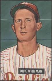 1951 Bowman #221 Dick Whitman Excellent+ RC Rookie Phillies ID:210019