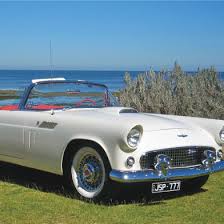 Image result for Colonial White 1956 Thunderbird