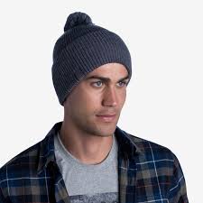 Вязаная шапка Buff Hat Knitted Tim Grey