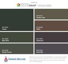 An ancient gemstone that can be dark green in colour with a hint of blue. I Found These Colors With Colorsnap Visualizer For Iphone By Sherwin Williams Ja Green Exterior Paints Green Exterior House Colors Grey Exterior House Colors