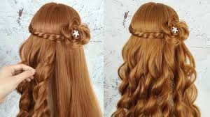 Shaved haircut for fine hair. Easy Beautiful Hairstyles For Girls Hairstyles For Girls For Party Simple Cool Hairstyle Youtube