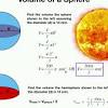 The surface area of a sphere is given by but we only need half of the sphere, so the area of a hemisphere is. 1