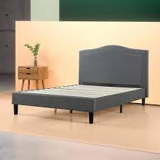 upholstered avignon scalloped platform bed frame platform bed frame upholstered platform bed bed frame