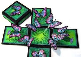 Assembly video for the explosion box with 4 boxes svg file. Sorry Where Did This Last Month Go I Seem To Have Been Very Busy But Not A Lot To Show For It Anyw Exploding Box Card Fancy Fold Cards Exploding Boxes