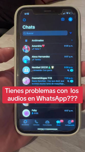 Soluciona el problema de audios en Whatsapp con este simple truco  #fyp  #tiktok #viral #whatsapp #iphonetricks #iphone11 #iphone15 #iphone15promax  #foryou #wow #foryoupage #trending #fypシ #tricks