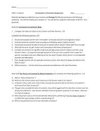 Learn vocabulary, terms and more with flashcards, games and other study tools. History Of Evolutionary Thought Worksheet Answers The Best Picture History