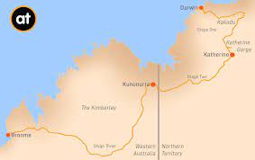 Darwin To Broome Road Trip Map Darwin To Broome Cycling Tour. Kakadu, Katherine And The Kimberley —  Alltrails Bicycle Tours