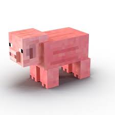 Minecraft Pig 3d Model In 2020 Minecraft Pig Minecraft Minecraft Sheep