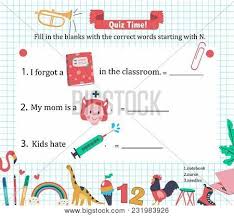 Letter g words and pictures printable cards: Doodle Z Alphabet Vector Photo Free Trial Bigstock