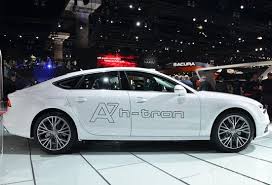 Audi Unveils A7 Sportback H Tron Quattro Hydrogen Car At The Los Angeles Auto Show Hydrogen Car Audi Tron