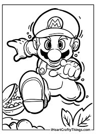 Super mario free coloring printable *new. Super Mario Bros Coloring Pages New And Exciting 2021
