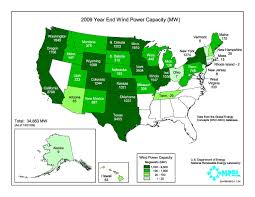 file united states installed wind power capacity by state