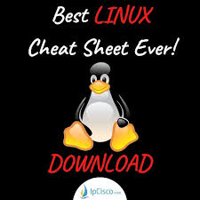 Faster than the find command, but has fewer options. Linux Commands Cheat Sheet Ls Cd Dif Route Ping Chmod Ipcisco