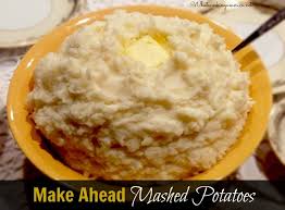 Make Ahead Mashed Potato Recipe Perfect Mashed Potatoes Make Ahead Mashed Potatoes Food Recipes