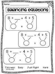 First Grade Math Unit 8 Balancing Equations Choosing An Operation And More First Grade Math 1st Grade Math Education Math