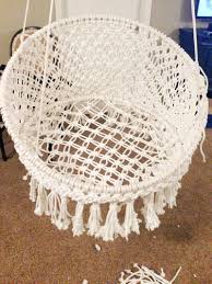 Diy Hanging Macrame Chair Macrame Hanging Chair Macrame Chairs Macrame Tutorial