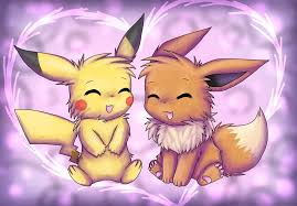 Pikachu apareció por primera vez en el año de 1996, entre los primeros 151 monstruos de bolsillo de los primeros videojuegos de pokémon, producidos por game freak para la consola game boy. Cute Pikachu And Eevee Wallpapers On Wallpaperdog