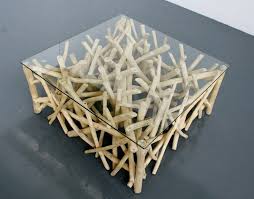 table basse racine teck bois naturel deco table design verre wood art design woodworking wood shop