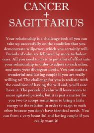 Cancer man is a type who likes being devoted. Sagittarius Woman And Cancer Man Be Patient And Cute766