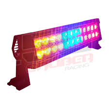 Multicolor Flashing 12 Inch Led Light Bar With Wireless Remote For Off Road Utv Atv By 50 Caliber Racing