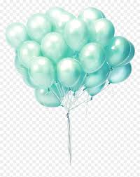 Download Mint Green Balloons Png Transparent Png Vhv