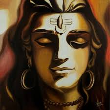 Adiyogi Painting by Bhoomi Patel