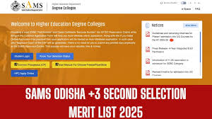 SAMS Odisha Merit list 