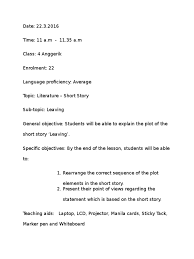 Leaving form 4 short film. Lesson Plan Leaving Lesson Plan Education Theory