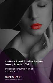 NetBase Brand Passion Report: Luxury Brands 2016