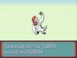 pokemon slakoth evolves in pokemon sapphire youtube