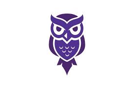 Owl Logo 557897 Logos Design Bundles In 2021 Owl Logo Animal Logo Owl Silhouette