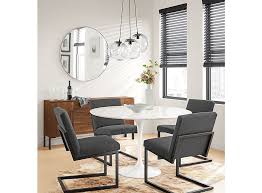 Furniture import export inc 5 piece round gl dite set. Infinity Round Mirror In Dining Room Room Board