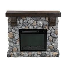 The classic colonial design will not only add style to your house, but make it feel like home. 44 Freestanding Electric Fireplace Gray Home Essentials Target