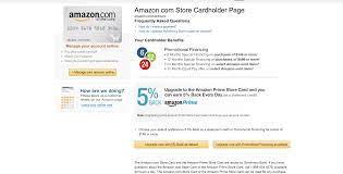 The equal monthly payments offer will apply to the qualifying product, and all other items in the same order, when payment is made using an amazon store card account. Amazon Store Card To Offer 5 Cash Back On Everyda Page 8 Myfico Forums 3867509