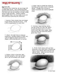 Egg Values Art Handouts Drawing Techniques Drawing Tutorial