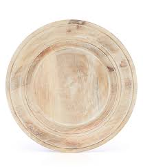 Southern Living Burnt Whitewashed Mango Wood Charger Plate Dillard S Wood Chargers Wood Plate Chargers Charger Plates