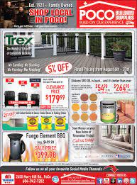 Monthly Flyer Poco Building Supplies Flyer Building Business Building