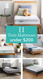 11 Twin Mattresses Under 200 From 6 8 Inches Thick Perfect For Your Kids Guest Room And Low Enough For A Trundle Bed Or In 2020 Twin Mattress Mattress Twin Matress