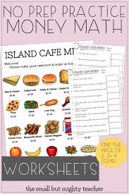 Invite students to brainstorm these math skills (e.g., adding and subtracting food prices, calculating percentages for the tip, etc.). Food Menu Math Worksheets Printable Worksheets And Activities For Teachers Parents Tutors And Homeschool Families