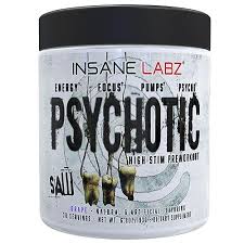 Mua Insane Labz Psychotic Saw, High Stim Pre Workout Powder with OxyGold™ and AMPiberry®,Extreme Lasting Energy with Teacrine®,Focus with CognitIQ® and Endurance (30 Servings, Grape) trên Amazon Mỹ chính hãng 2026 |