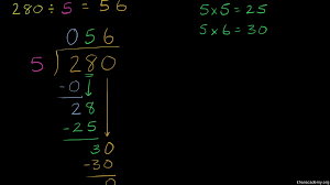 It breaks down a division problem into a series of easier steps. Long Division 280 5 Video Khan Academy