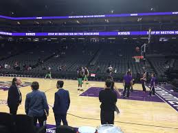 Golden 1 Center Courtside 2 Sacramento Kings