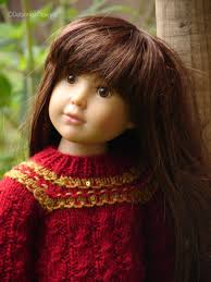 Lambrusco Raglan Sweater Hand Knitting Pattern for 18" Dolls (PDF Pattern) 