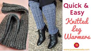 Pattern attributes and techniques include: Knitted Legwarmers Quick And Easy Youtube