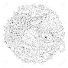 Fishes coloring sheets are very popular with kids, who take immense pleasure drawing and painting these aquatic creatures. Hand Drawn Sketch Of A Catfish On The White Background Image Royalty Free Cliparts Vectors And Stock Illustration Image 119444514